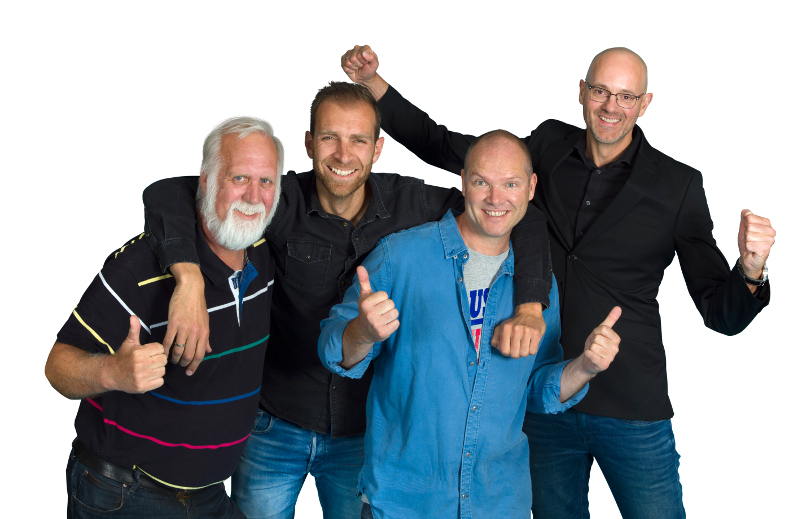 Group picture white background