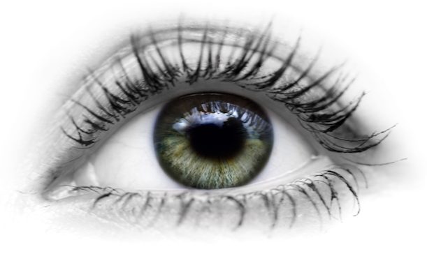6075988 - image of the human eye with fire in the eyes image of the human eye with fire in the eyes